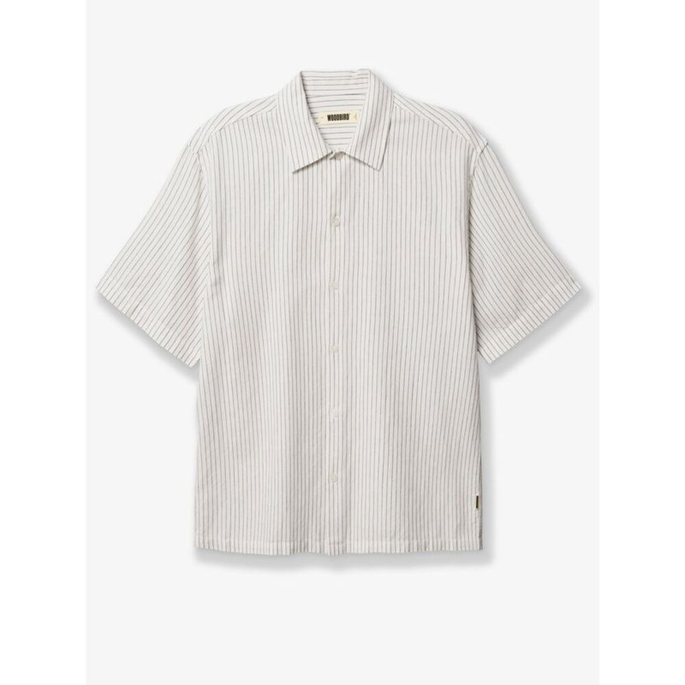 Woodbird Men Wbwang Linen And Cotton Blend Shirt